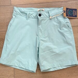 Free Planet Aqua Casual Shorts in New Aqua, Mens size XS, New with tags